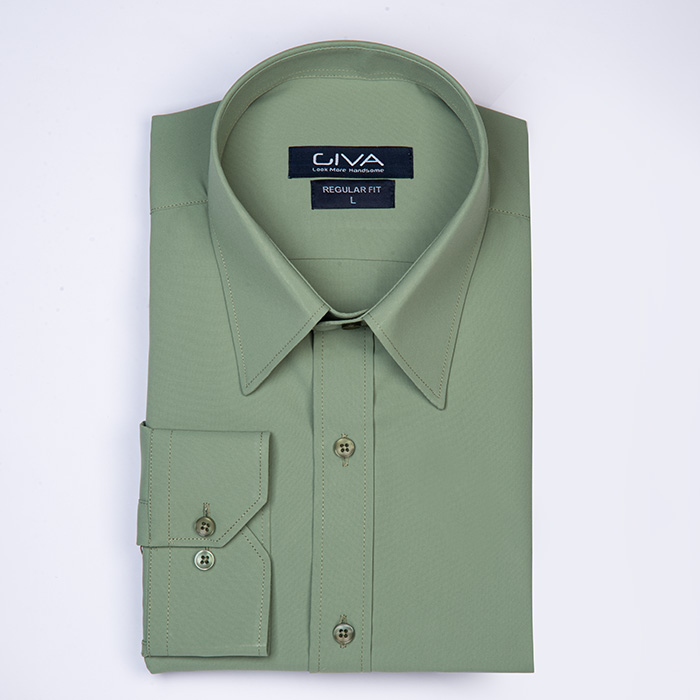 پیراهن دوشین یقه خرگوشی مردانه - Thumbnail 7